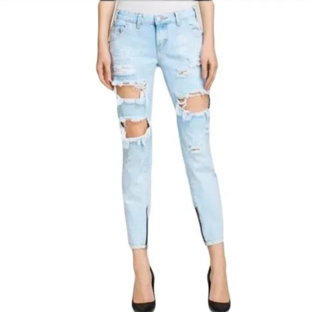One teaspoon freebirds low waist short rise rigid skinny leg